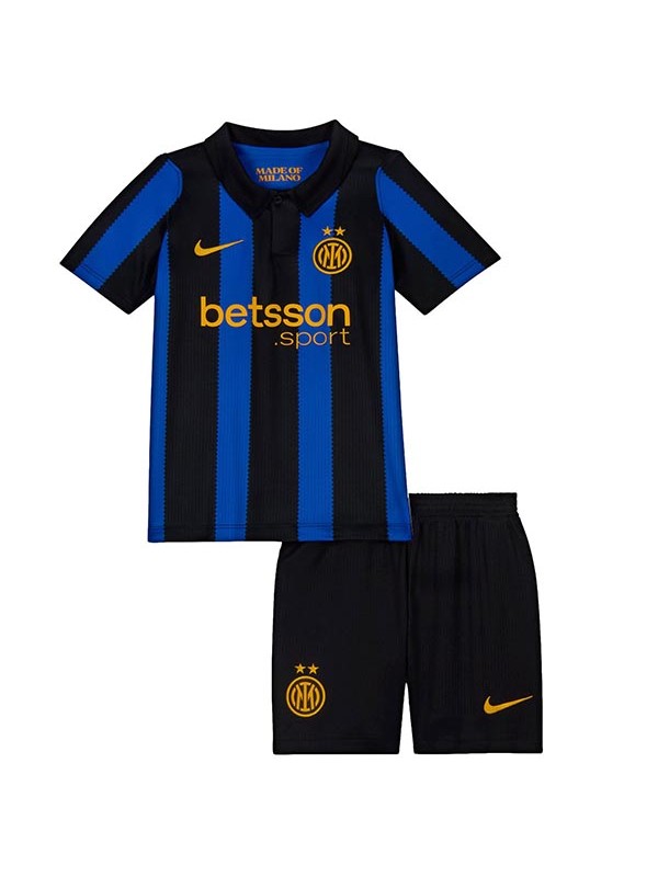 Inter milan home kids kit children jersey 2026-2027